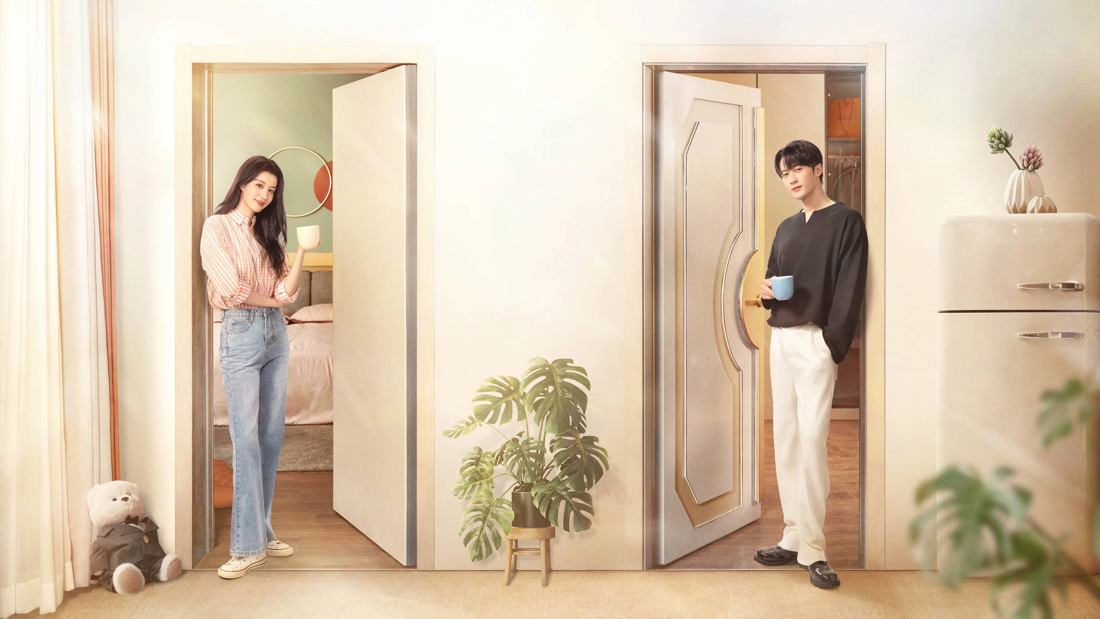 Love Has Fireworks backdrop