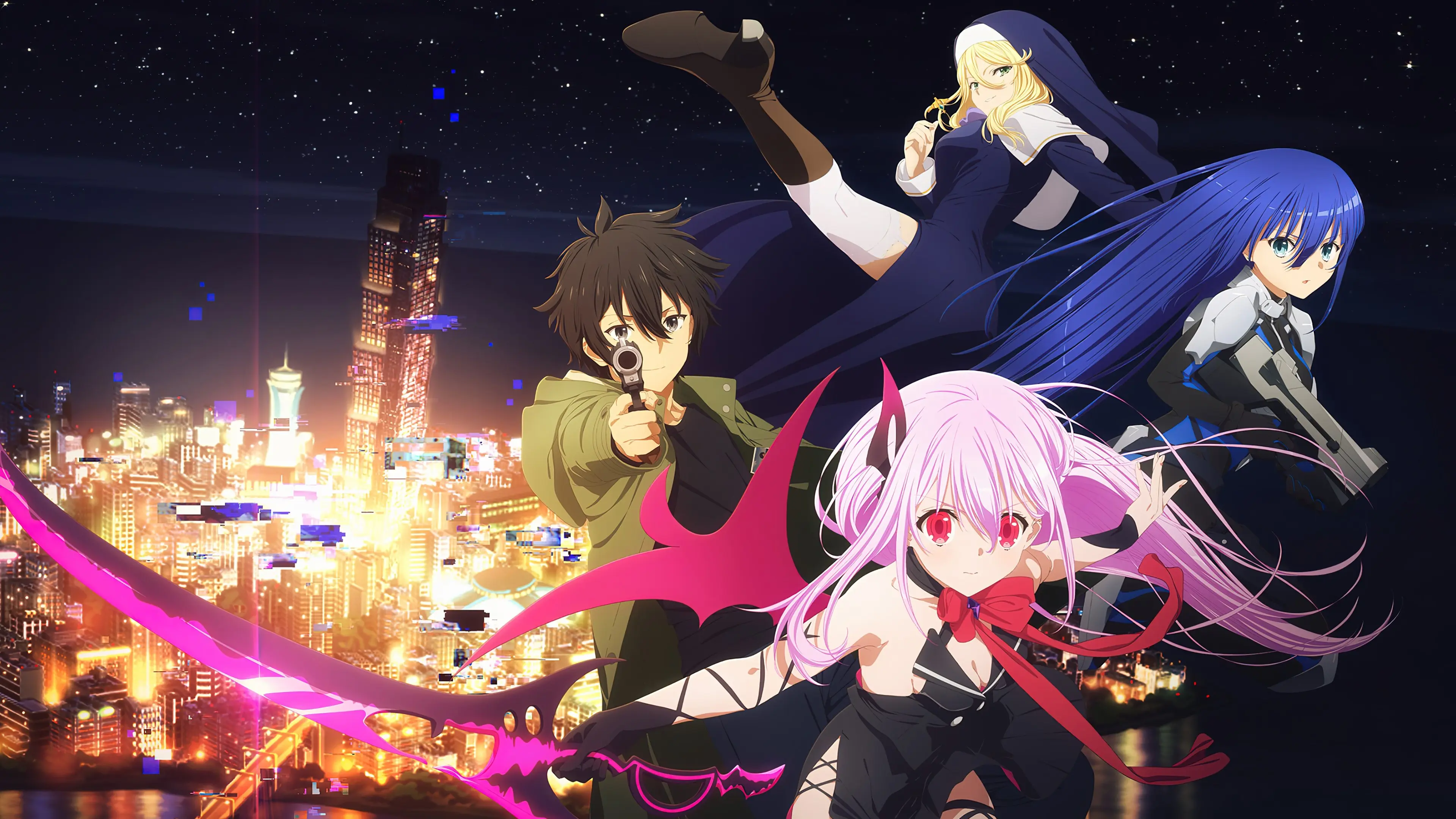 Engage Kiss backdrop