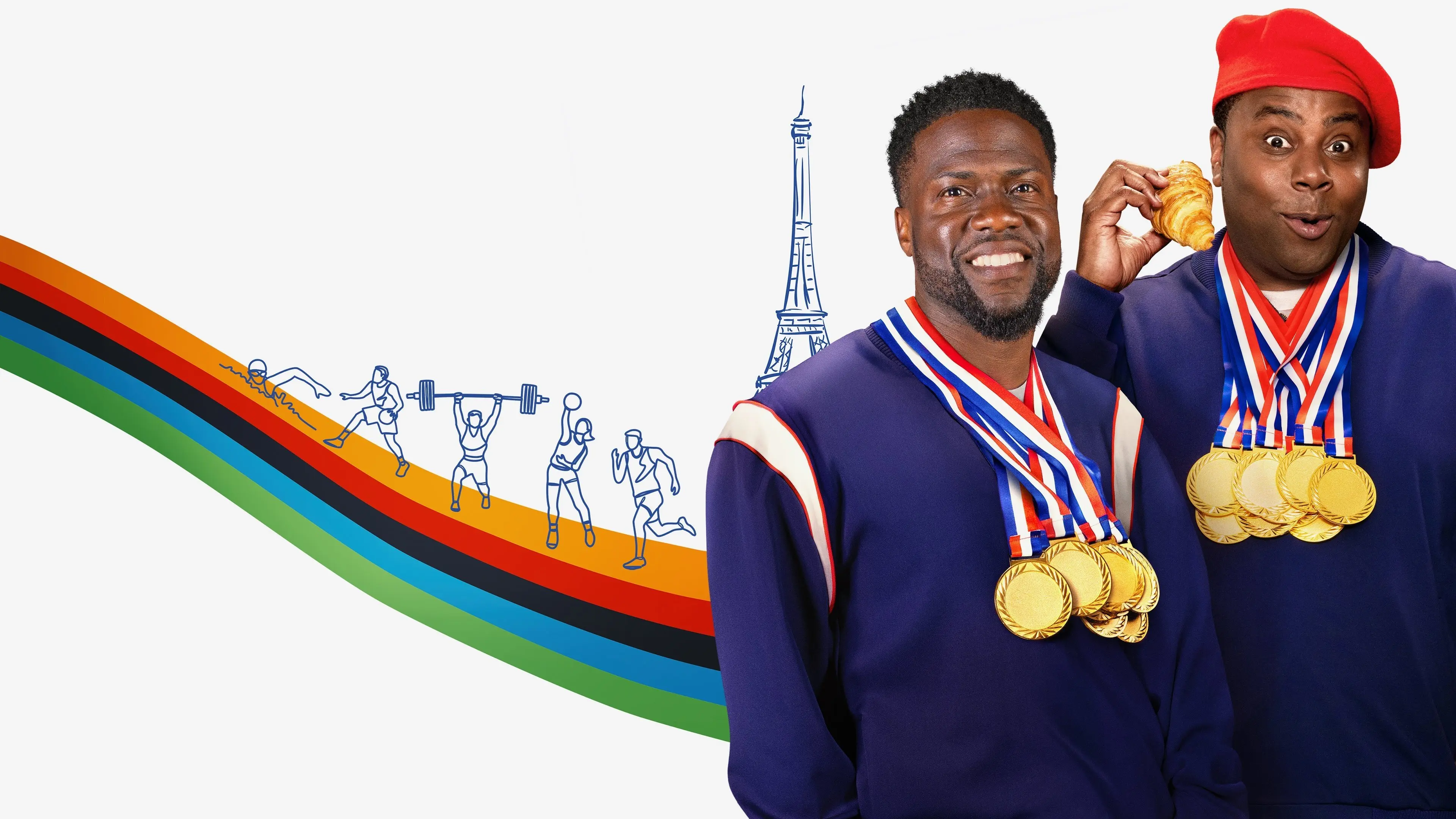 Olympic Highlights with Kevin Hart & Kenan Thompson backdrop