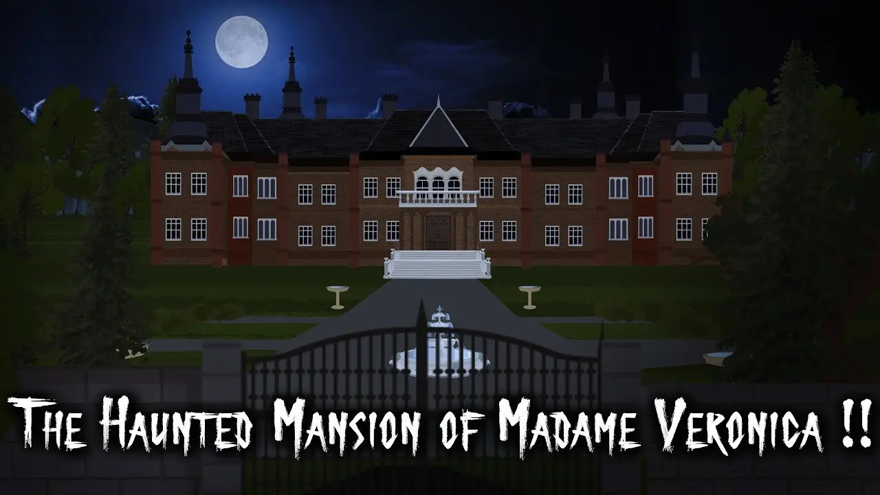 The Haunted Mansion of Madame Veronica !! backdrop