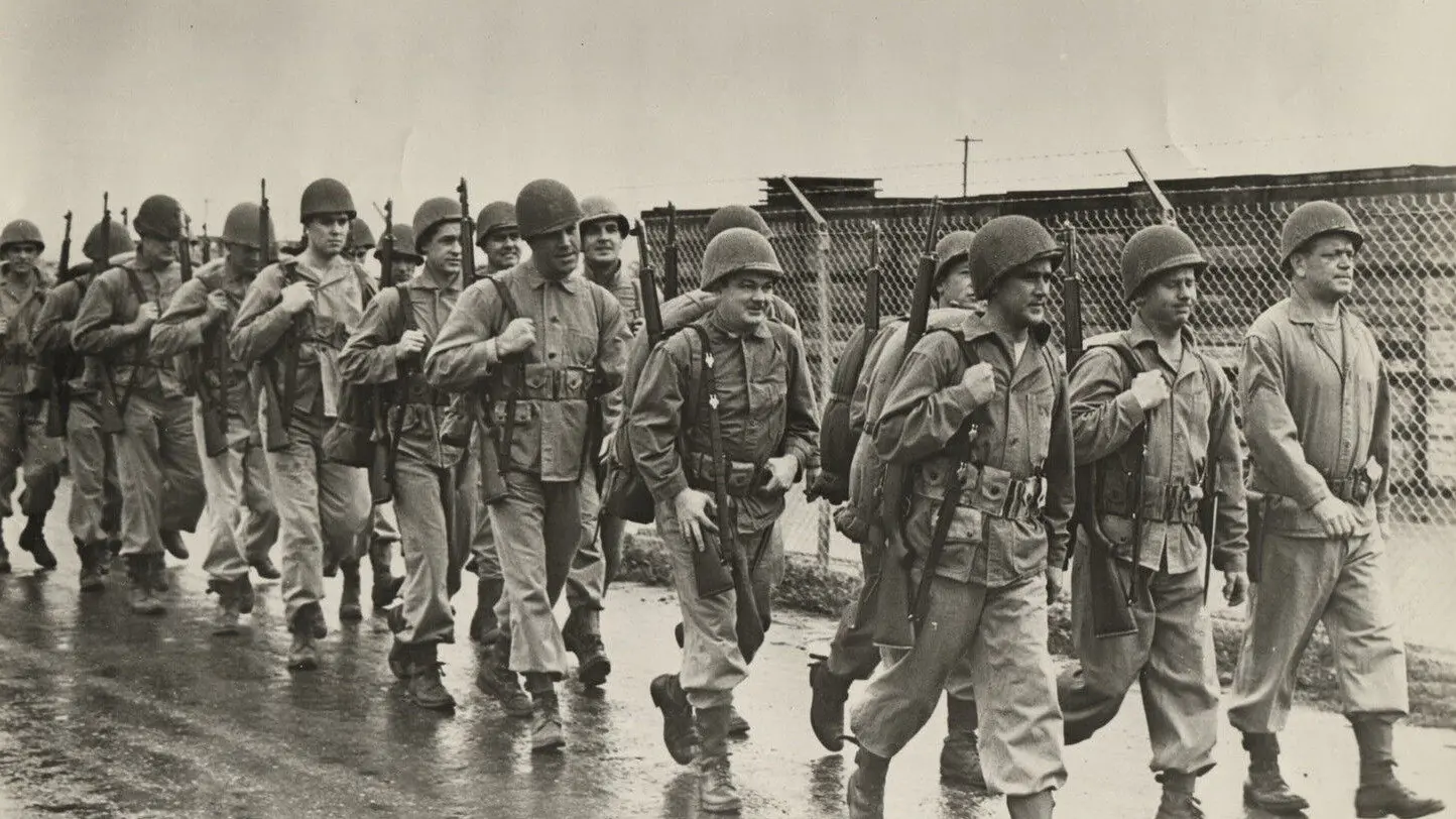 Here Come the Marines backdrop