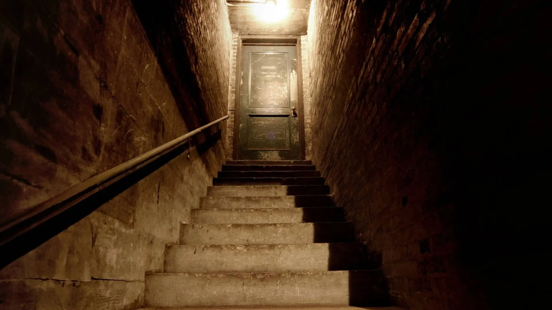 A Body in the Basement backdrop