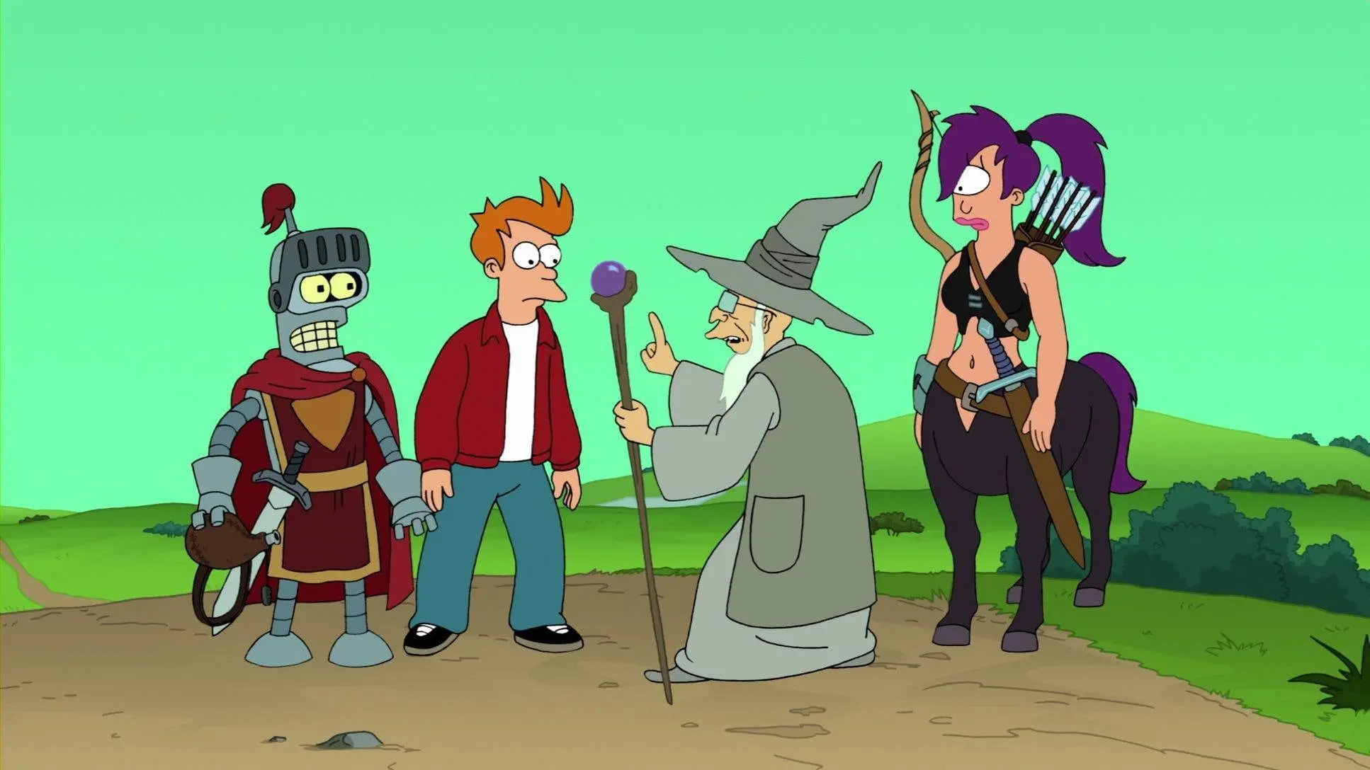 Futurama: Bender's Game backdrop